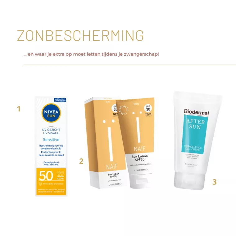 welke zonnebrandcreme tijdens zwangerschap